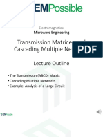 Electromagnetics: Microwave Engineering ABCD Matrix