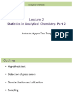 Statistics in Analytical Chemistry-Part 2: Instructor: Nguyen Thao Trang