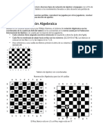 Notación algebraica para el ajedrez: historia y uso del sistema estándar