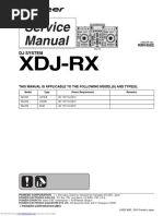 XDJ-1000 Service Manual Overview | PDF | Manufactured Goods