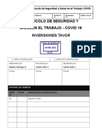 Protocolo Seguridad COVID-19 Obras