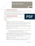 Corporate Security Policy Template