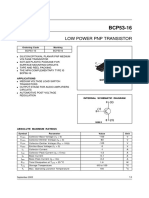 Low Power PNP Transistor: Applications SOT-223