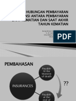 Hubungan Pembayaran Asuransi Antara Pembayaran Saat Kematian Dan