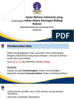 OPTIMALKAN  EJAAN BAHASA INDONESIA