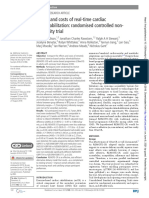 Effects and costs of real-time cardiac telerehabilitation- randomised controlled non- inferiority trial