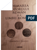 Constantin Petolescu-Formarea Poporului Roman Si a Limbii Romane
