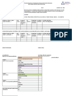 School of Teacher Education & Development (Primary Initial Teacher Education) Intial Needs Analysis and Action Plan