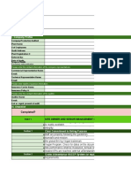Audit Checklist/Report: I. Company Profile
