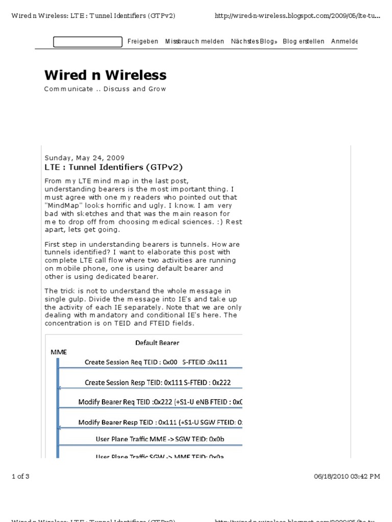 Tunnel Id | PDF | Wireless Networking | Networking