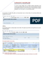 User Manual for T-code ZPOS_ADD