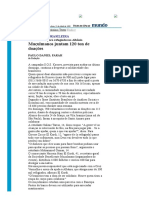 Folha de S.Paulo - Muçulmanos Juntam 120 Ton de Doações - 21 - 04 - 1999