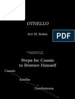 Othello: Act III Notes