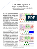 Electrically Safe Variable Speed Drive For Miming Apps