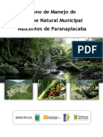 Plano de Manejo Do Parque Natural Municipal Nascentes de Paranapiacaba