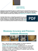 Pharmaceutical Method of Bioassay, Unique Cylinder Dispenser of Bioassay, Bioassay Cylinders