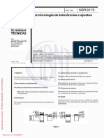 NBR 6173 - 1980 - Terminologia de Tolerâncias e Ajustes