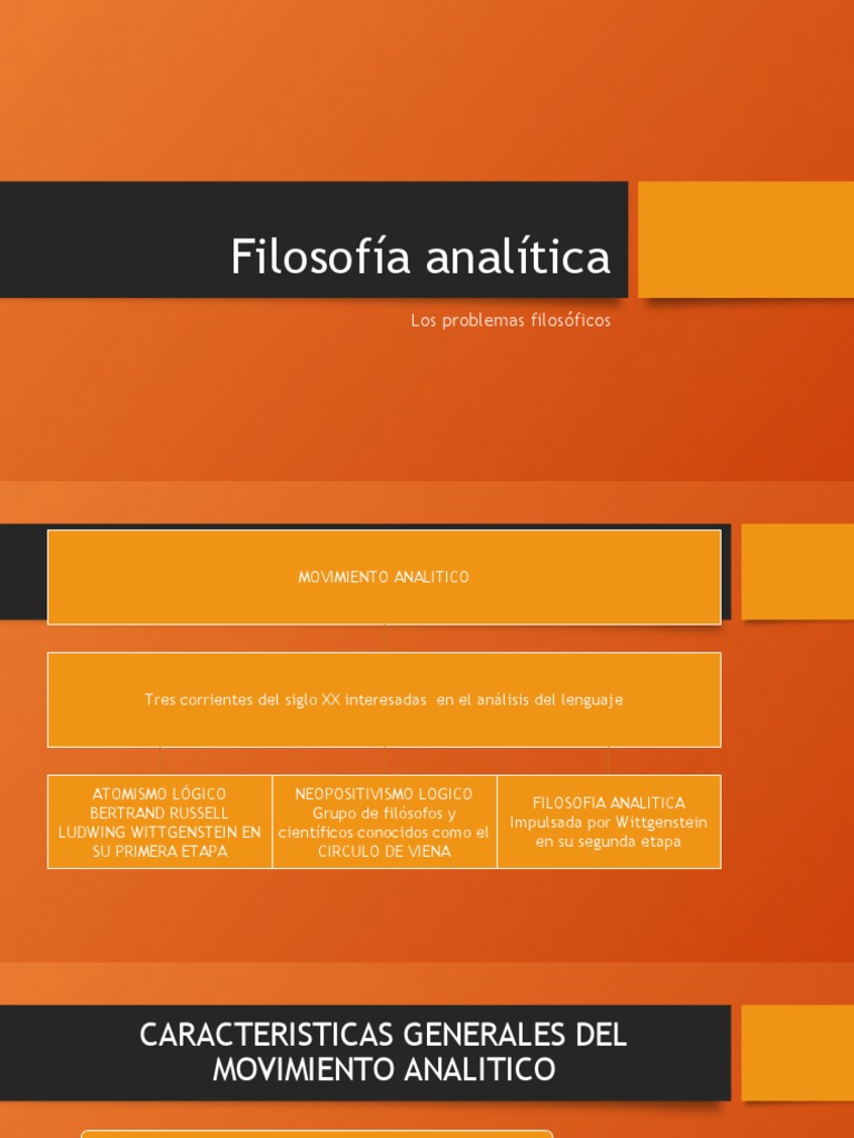 Filosofía Analítica. | PDF | Filosofía Analítica | Ludwig Wittgenstein
