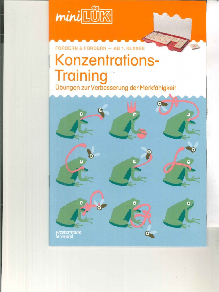 Konzentrations-Training Übungen Zur Verbesserung Der Merkfähigkeit 1 ...