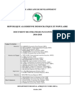 Algérie - Document de Stratégie Pays Intérimaire DSP – I
