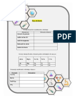 Fișă de Lucru - Formule Chimice