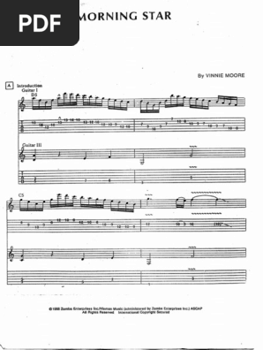 Vinnie Moore Time Odissey | PDF