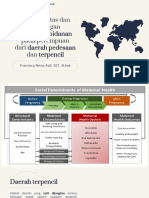 Kompleksitas Dan Tantangan Asuhan Kebidanan Pada Perempuan Di Pedesaan Dan Daerah Terpencil