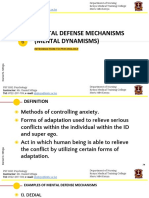 06.mental Defense Mechanisms (Mental Dynamisms)