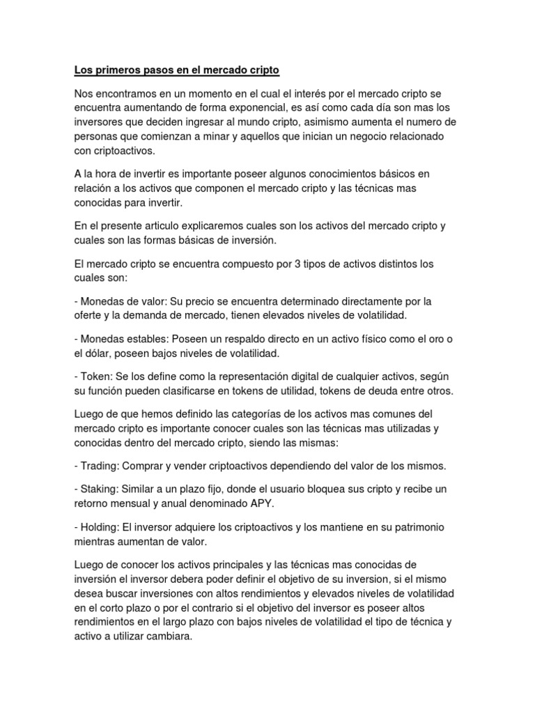 Tips para Inversores | PDF