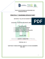 Diagrama espacio fase de dos cilindros neumáticos