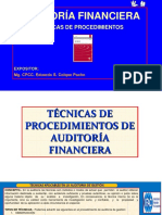 Auditoria Financiera Técnicas y Fases