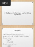 Unit 5 - Invoke Conversion Functions and Conditional Expressions