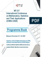 Programme Book (ICMSA 2020)