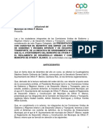 Reglamento de Desarrollo Urbano y Construcción Othón P. Blanco