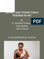 Infant and Young Child Feeding in HIV