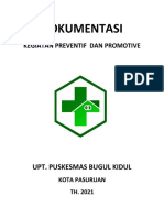 Dokumentasi Prefentive Dan Promotive - Puskesmas Bugul Kidul Kota Pasuruan - Jatim