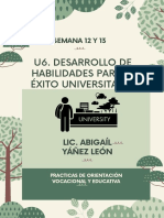 U6. Desarrollo de Habilidades para El Éxito Universitario