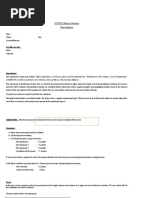 ZCT191 Lab Report Error Analysis