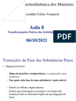 Aula 8_Equilibrio Transf Físicas_Substâncias Puras