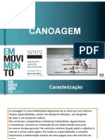 Canoagem: Especialidades, Equipamento e Técnica