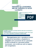 Tema 17 Reorganizarea Si Lichidarea Persoanelor Juridice Cu Scop Lucrativ