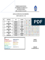 Jadwal PENGAWAS Semester 1 2021