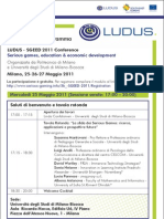 Conference LUDUS Programma 