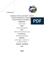 Obtención y reconocimiento de gases en laboratorio