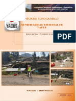 Informe Topografico Ponton Yacus