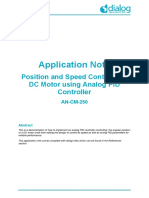 AN-CM-250 Position and Speed Control of A DC Motor Using Analog PID Controller