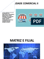 Matriz e Filial