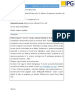 1.1. Informe Reflexivo Sobre Enfoques de Aprendizaje. Sección 5