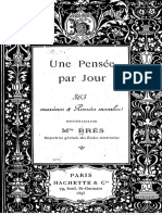 Une pensÃ©e par jour - 365 maximes et pensÃ©es morales (Mademoiselle BrÃ¨s, 1895)