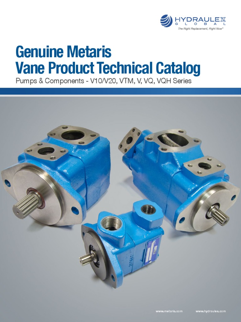 Ａー1 Genuine Metaris Vane Product Technical Catalog: Pumps & Components